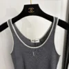 YSL Embroidered Camisole Top