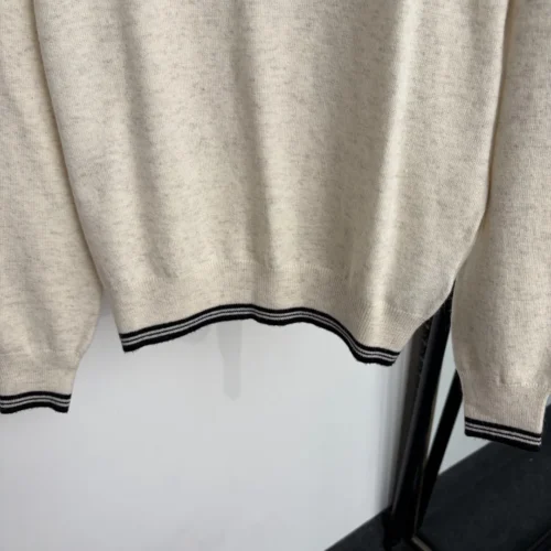 YSL Embroidered Knit Sweater