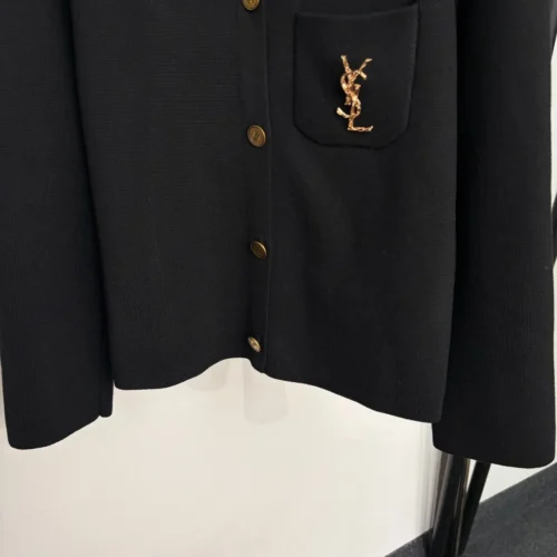 YSL Collared Logo Jacket