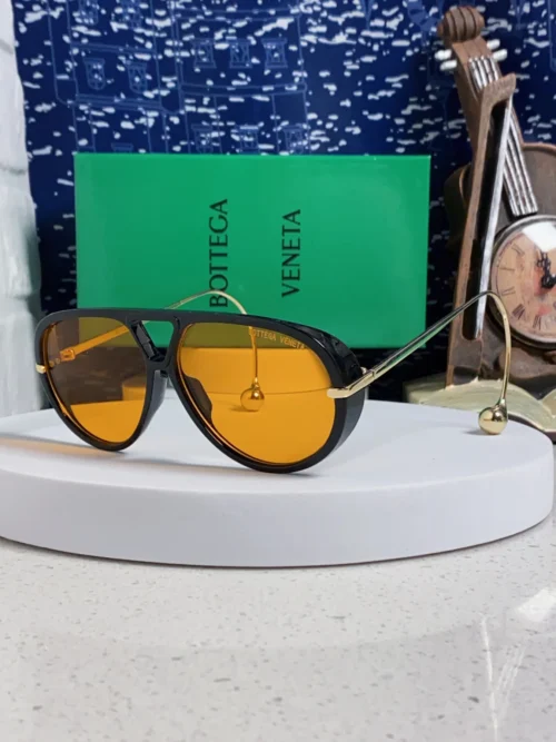 Bottega Veneta BV1273 Aviator Oversized Sunglasses