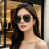 Bottega Veneta Aviator Metal Sunglasses
