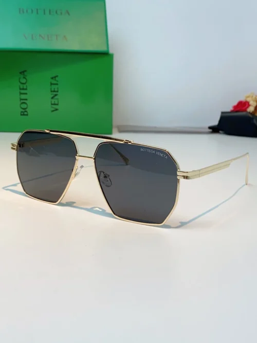 Bottega Veneta Aviator Metal Sunglasses