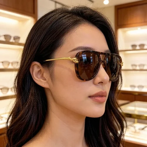 Bottega Veneta Aviator Sunglasses