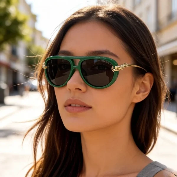 Bottega Veneta Aviator Sunglasses
