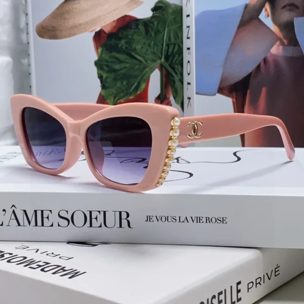 Chanel Square Pearl-Detail Eyewear