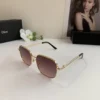 Dior Square Metal Polarized Sunglasses