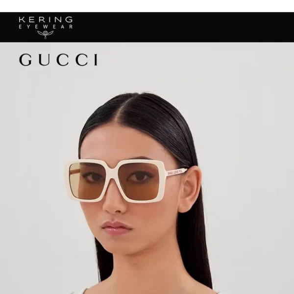 EWGUCCI0020-01 Gucci GG0567 Oversized Vintage Sunglasses