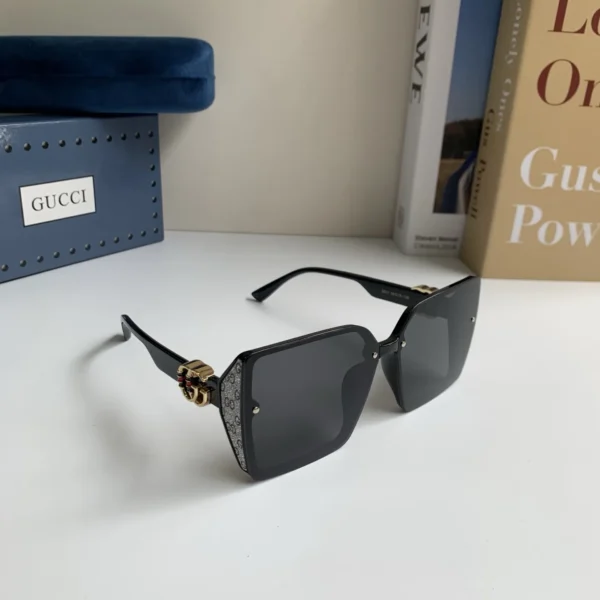 Gucci Square Metal Sunglasses