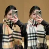 Burberry Cashmere Colorblock Jacquard Scarf