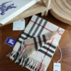 Burberry Cashmere Colorblock Jacquard Scarf