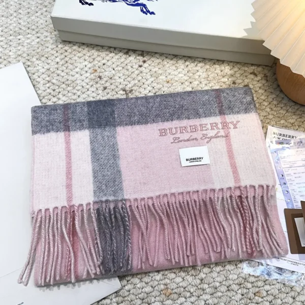Burberry Cashmere Check Scarf