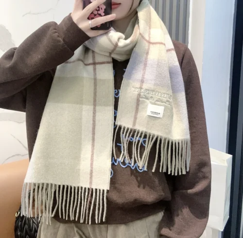 Burberry Cashmere Check Scarf