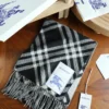 Burberry Cashmere Fringed Scarf