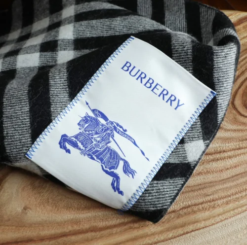 Burberry Cashmere Fringed Scarf