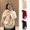 Burberry Cashmere Fringed Scarf
