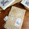 Burberry Cashmere Fringed Scarf