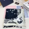 Chanel Cashmere Double-Sided Square Scarf