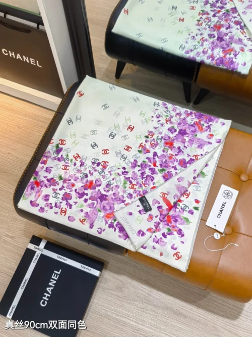 Chanel Silk Square Scarf