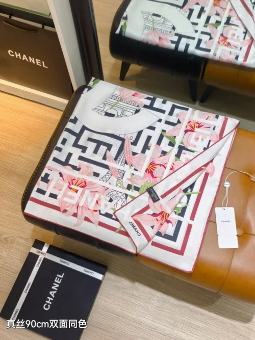 Chanel Silk Square Scarf