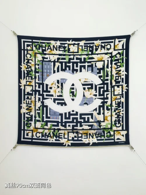 Chanel Silk Square Scarf