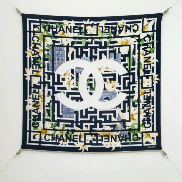 Chanel Silk Square Scarf