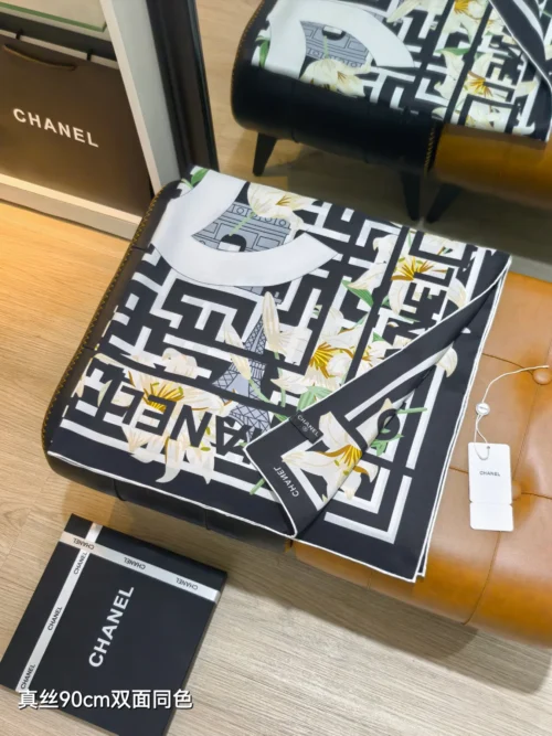 Chanel Silk Square Scarf