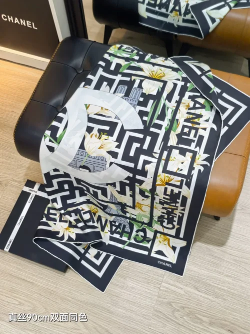 Chanel Silk Square Scarf