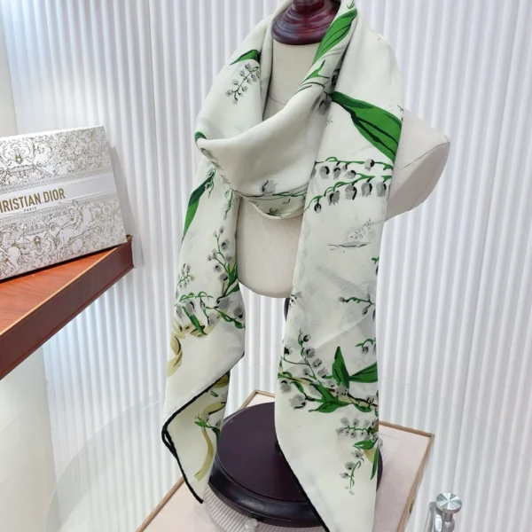 Dior Cashmere Double-Sided Square Scarf