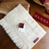Gucci GG Fringed Jacquard Scarf