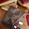 Gucci GG Fringed Jacquard Scarf