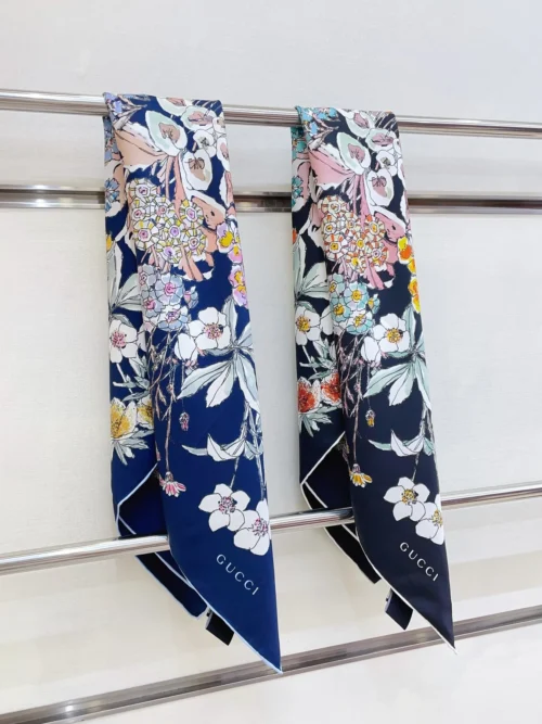 Gucci Silk Double-Sided Square Scarf