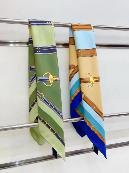 Gucci Silk Double-Sided Square Scarf