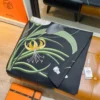 Hermes Silk Bouquet Square Scarf