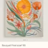 Hermes Silk Bouquet Square Scarf