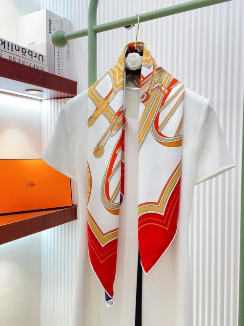 Hermes Silk Double-Sided Square Scarf
