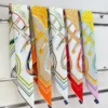 Hermes Silk Double-Sided Square Scarf