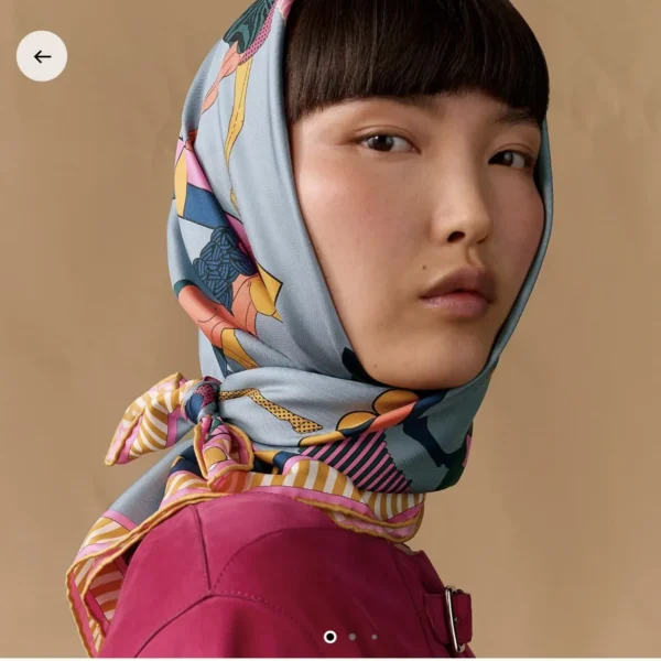Hermes Silk Full Speed Double-Sided Square Scarf