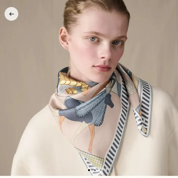 Hermes Silk Full Speed Double-Sided Square Scarf