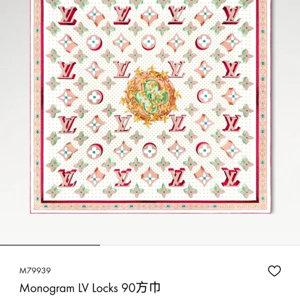 Burberry Cashmere Monogram Shawl