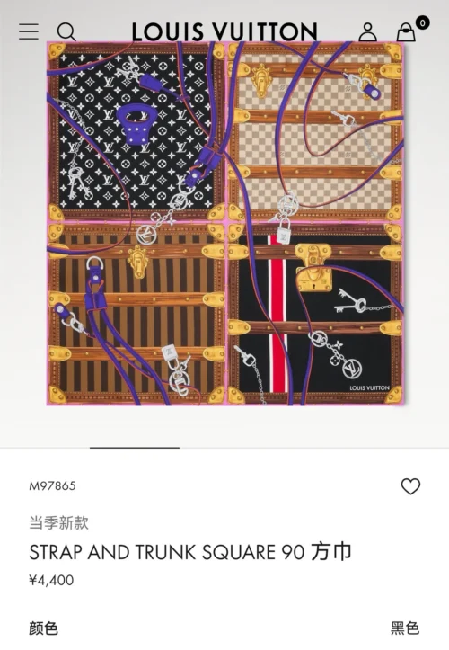 Louis Vuitton Silk Square Scarf