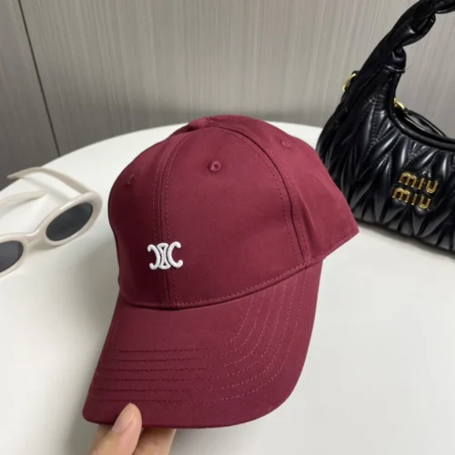 Celine Unisex Baseball Cap with Minimalist Lettering - Ref. HTCELINE0013