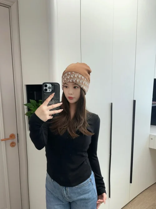 Dior Wool-Cashmere Double-Layer Winter Hat with a Dust Bag - Ref. HTDIOR0004