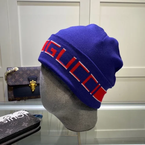 Gucci Wool-Cashmere Double-Layer Knitted Hat with Headband-Style Trim - Ref. HTGUCCI0001