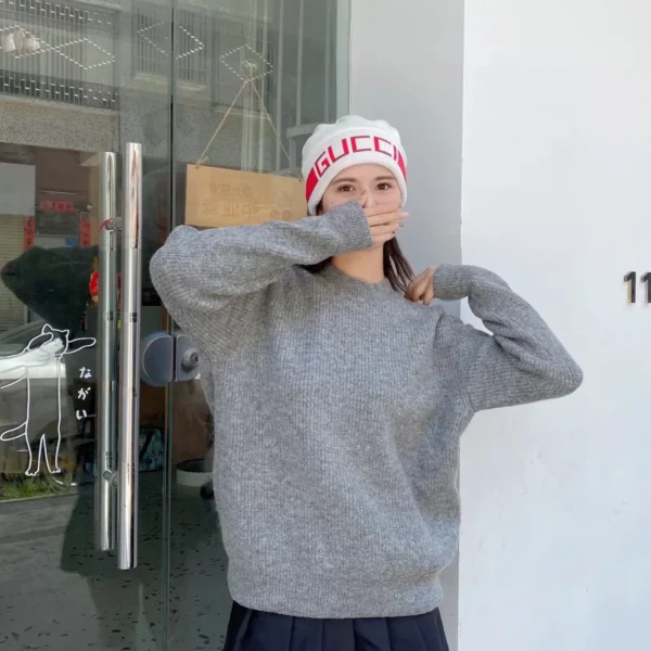 Gucci Wool-Cashmere Double-Layer Knitted Hat with Headband-Style Trim - Ref. HTGUCCI0002