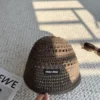 Miu Miu Open-Crochet Bucket Hat with a Woven Logo Label - Ref. HTMIU0001