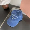 Unidentified Brand Unisex Six-Panel Baseball Cap with Smiley Patch and Adjustable Back