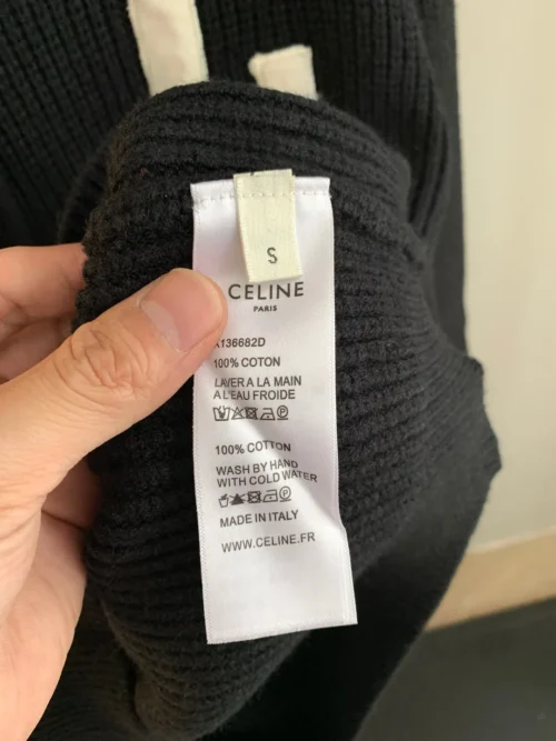 Celine Men's Jacquard Hooded Wool Sweater - Ref. MWCELINE0030