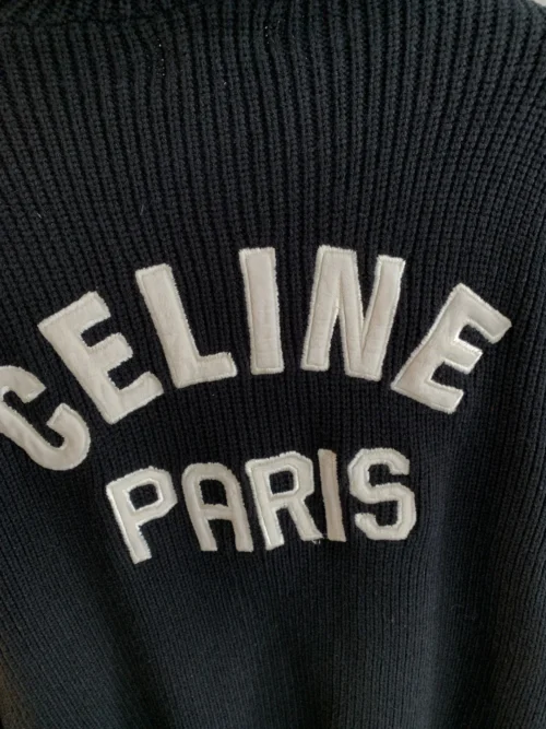Celine Men's Jacquard Hooded Wool Sweater - Ref. MWCELINE0030