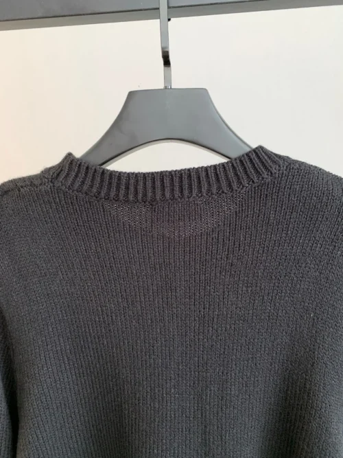 Celine Men's Crewneck Jacquard Wool Sweater - Ref. MWCELINE0034