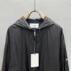 Celine Men's Embroidered Hooded Polyester Jacket